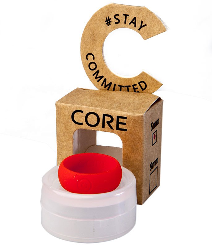 CORE Bulk Fahrenheit Red Silicone Ring CORE Silicone Rings